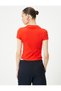 Zip-Up Polo T-Shirt Short Sleeve Slim Fit - 4