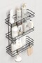 Lifetime Stainless Adhesive 3 Tiers Bathroom Shelf Shower Shampoo Holder Wall Organizer Organizer - 5