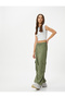 Parachute Pants with Cargo Pocket Standard Waist Jogger Elastic Leg - 2