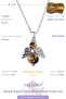 Real Tiger Eye Natural Stone Minimal Angel Model A Quality Chain Pendant