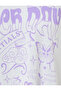 Oversize T-Shirt Printed Short Sleeve Crew Neck Cotton - 6