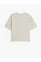 Crew Neck Short Sleeve Oversize T-Shirt - 2
