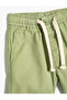 Basic Shorts Tie Waist Pocket Cotton - 3