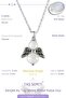 Real Moonstone Natural Stone Minimal Angel Model A Quality Chain Pendant