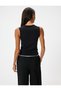 Basic Tank Top Sleeveless Square Neck Slim Fit - 4