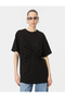 Knot Detailed T-Shirt Short Sleeve Crew Neck Long Comfortable Fit - 3