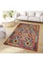 Melisa Collection Orange Themed Multicolored Patterned Woven Base Modern Decorative Carpet Melisa23