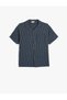 Shirt Short Sleeve Single Pocket Detailed Cotton