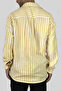 Striped Loose Oversize Linen Shirt - 7