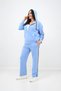Women's Large Size Metal Accessory Detailed Tracksuit Set 8150-25 - 5