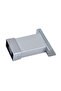 8 Cm Striped Aluminum U Insert Foot 20x45 Mm Matkrom (4 Pieces) - 3