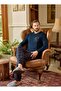 Men's Pajama Set - Cotton Combed, Single Jersey Long Sleeve, Plaid Bottom, 240802   New Season - 3