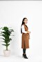 Stamped Vest-Brown - 4