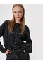 Knitwear Sweater Crew Neck Pearl Detailed Knitted Textured Long Sleeve