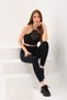 High Waist Recovery Tights and Tulle Detailed Crop Set - 4