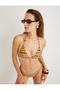 Triangle String Glitter Bikini Top - 2