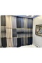 Nivemeshome Amasra Ft614164 V-502 Blue 1/3 Close Pleated Background Curtain Apm - 8