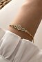 Star Model Elevator and Jewelled Row Bracelet - Trbilek7810 B35003