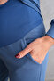 Indigo Maternity and Maternity Hooded Sweatshirt Tracksuit Set - 7