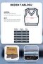 Men's V-Neck Regular Fit Knitwear Sweater Anthracite 25W2001 - 6
