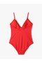 V-Neck Covered Strappy Swimsuit - 7