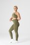 Attractive Collection Women's Khaki Seamless / Seamless Scrunch Leggings - 4