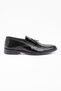 Men's Black Genuine Leather Patent Leather Tuxedo Groom Shoes 1033240180