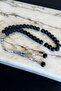 Matte Onyx Prayer Beads 33 Beads Onyx Stone Prayer Beads Certified Special 10 mm