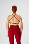 Attractive Collection Women's Red Seamless / Seamless Adjustable Drawstring Bra / Sports Bra