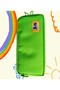 Jazipp Premium Double Compartment Pencil Case Pen Bag Green 22X12X4Cm - 2