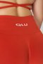 Attractive Collection Women's Orange Seamless / Seamless Scrunch Leggings - 6