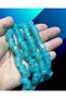 Custom Manufacture Water Green Handmade Square Glass Beads - 15 Pieces - 2