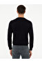 Navy Blue Slim Fit Crew Neck Basic Knitwear Sweater 50248582 -Vr033 - 4