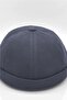 Men's Hipster Premium Cap Dark Grey Docker Hat - 3