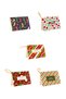 New Year's Greeting Card 7X9 cm Can Be Hung on a Tree 5 Pieces Gift Note Card