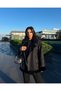 Women's Full Fur Inside Biker Lightweight Coat - 2