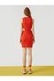 Window Detailed Mini Dress - 4