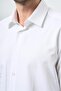 Men's White Long Sleeve Hard Collar Cotton Slim Fit Shirt 1004245267 - 5