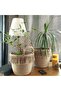 2 Pieces Wicker Jute Basket Decorative Basket Gift Basket Flower Pot Organizer Flower Pot Dressing Basket - 5