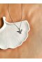 Women's Silver Color Phoenix Necklace, Emerald Phoenix Figured Bijouterie Necklace - 6