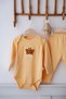 100% Cotton Cute Animal Embroidered Top and Bottom Baby Set - 4