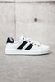 503 White Black Color White Sole Lace up Casual Women's Sports Shoes - 3