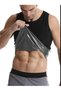 Unisex Thermal Sauna Athlete Corset to Help You Lose Weight and Burn Fat, Black Color - 5