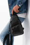 Genuine Leather Men's Black Crossbody Bag / Cross Chest Bag Shoulder Bag Body Bag - 3