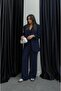Navy Blue Kerry Palazzo Trousers - 3