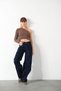 Dark Blue Loose Fit Denim Wide Leg Comfortable Baggy Jean Jeans Loose Women's Pants @Varese - 6