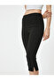 Slim Fit Capri Trousers - Zippered and Stitching Detail - 5