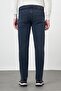 Men's Dark Navy Blue Plain Cotton 5 Pocket Slim Fit Denim Jeans Jean Pants 1023245155 - 4