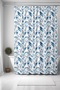 Bathroom Curtain, Blue under the Sea Fish Pattern Shower Curtain, Bathtub Curtain 175X200Cm