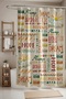 Bathroom Curtain, Motivational Lettering Patterned Shower Curtain, Bathtub Curtain 175X200Cm - 3